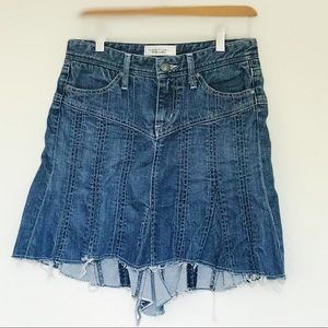 Country western denim skirt